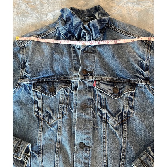 Levi's Denim‎ Trucker Jacket, Menswear, Vintage Style, Button Front, Size M - Picture 4 of 11